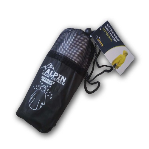 PVC Rain Poncho Alpin 203*137cm 0.10mm