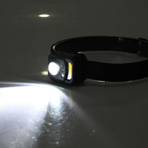 Φακος Κεφαλής Ελαφρύς Sensor 350lm,Κοκκινο+UV Cob