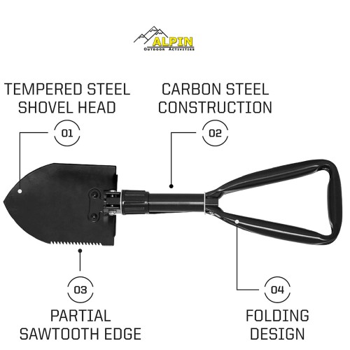 Πτυσσοσκαπανο βαριας κατασκευης αναδιπλωμενο Alpin Outdoor Πτυσσοσκαπανο βαριας κατασκευης αναδιπλωμενο Alpin Outdoor