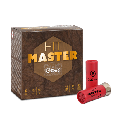 Φυσίγγια Rottweil HIT MASTER 32gr N8 12/70 25PCS