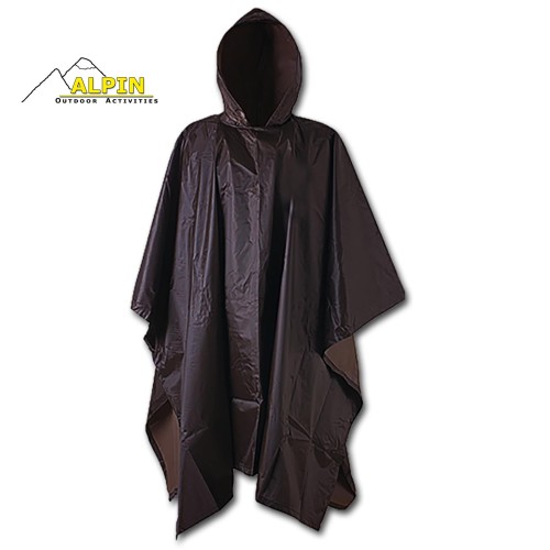 Rain Poncho Alpin ΜΑΥΡΟ Rain Poncho Alpin ΜΑΥΡΟ