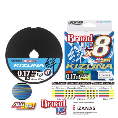 ΝΗΜΑ KIZUNA MULTICOLOR 150m