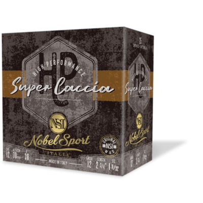 ΦΥΣΙΓΓΙΑ NOBEL SPORT SUPER CACCIA HL HP 38gr (ΣΦΑΙΡΙΔΙΑ) Cal.12