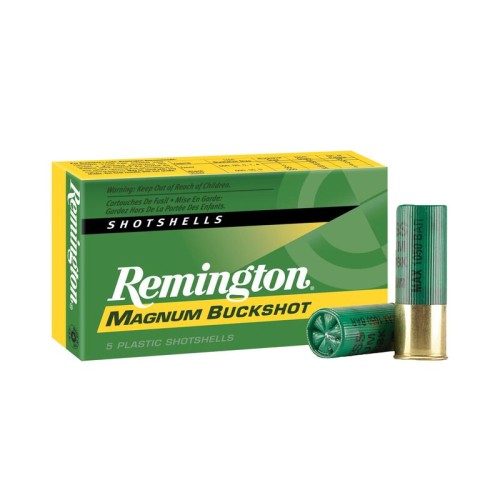 Remington Magnum Buckshot   12 Ga. 3 In. 000 Buck Shot 10 Pelle