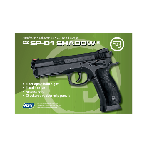 ΠΙΣΤΟΛΙ SOFT GNB, ASG, CO2, CZ SP-01 SHADOW