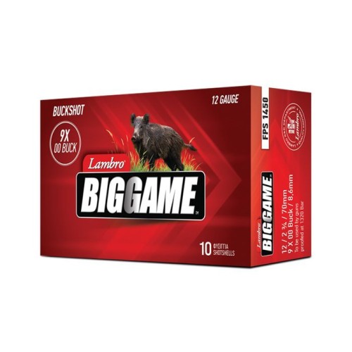 Big Game 09x8,7mm 33,5γρ. CAL 12 Big Game 09x8,7mm 33,5γρ. CAL 12