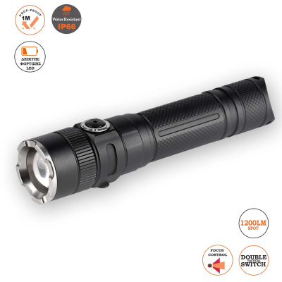 Φακός Alpin FOCUS+ 1200Lm 5000mah Συνεχές