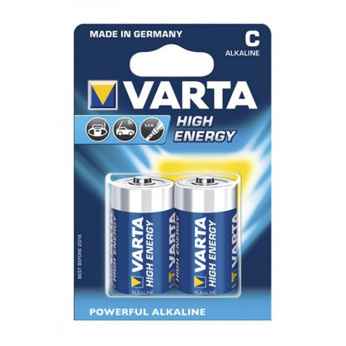 Varta Alkaline battery High Energy C -Cell 2 pcs