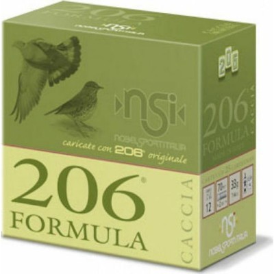 Nobel Sport Φυσίγγια 206 Formula 33gr 25τμχ