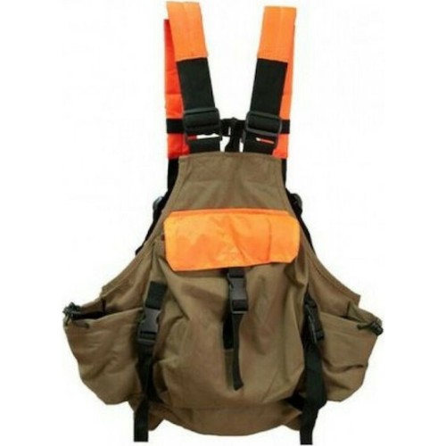 ΑΕΤΟΣ Γιλέκο Κυνηγιού Πορτοκαλί με Τιράντες ΑΕΤΟΣ Γιλέκο Κυνηγιού Πορτοκαλί με Τιράντες